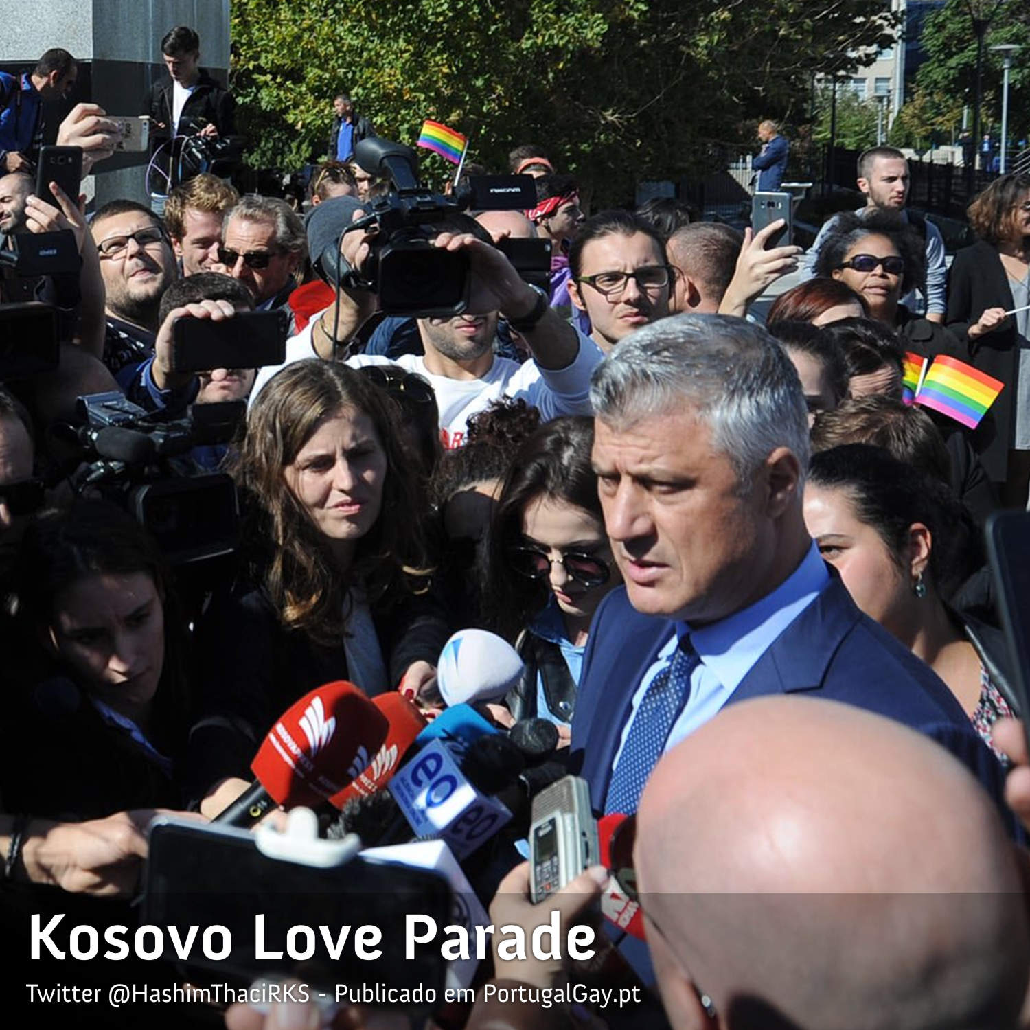 KOSOVO: Pas maioritariamente muulmano com primeiro orgulho LGBT+ oficial e presidente ajuda