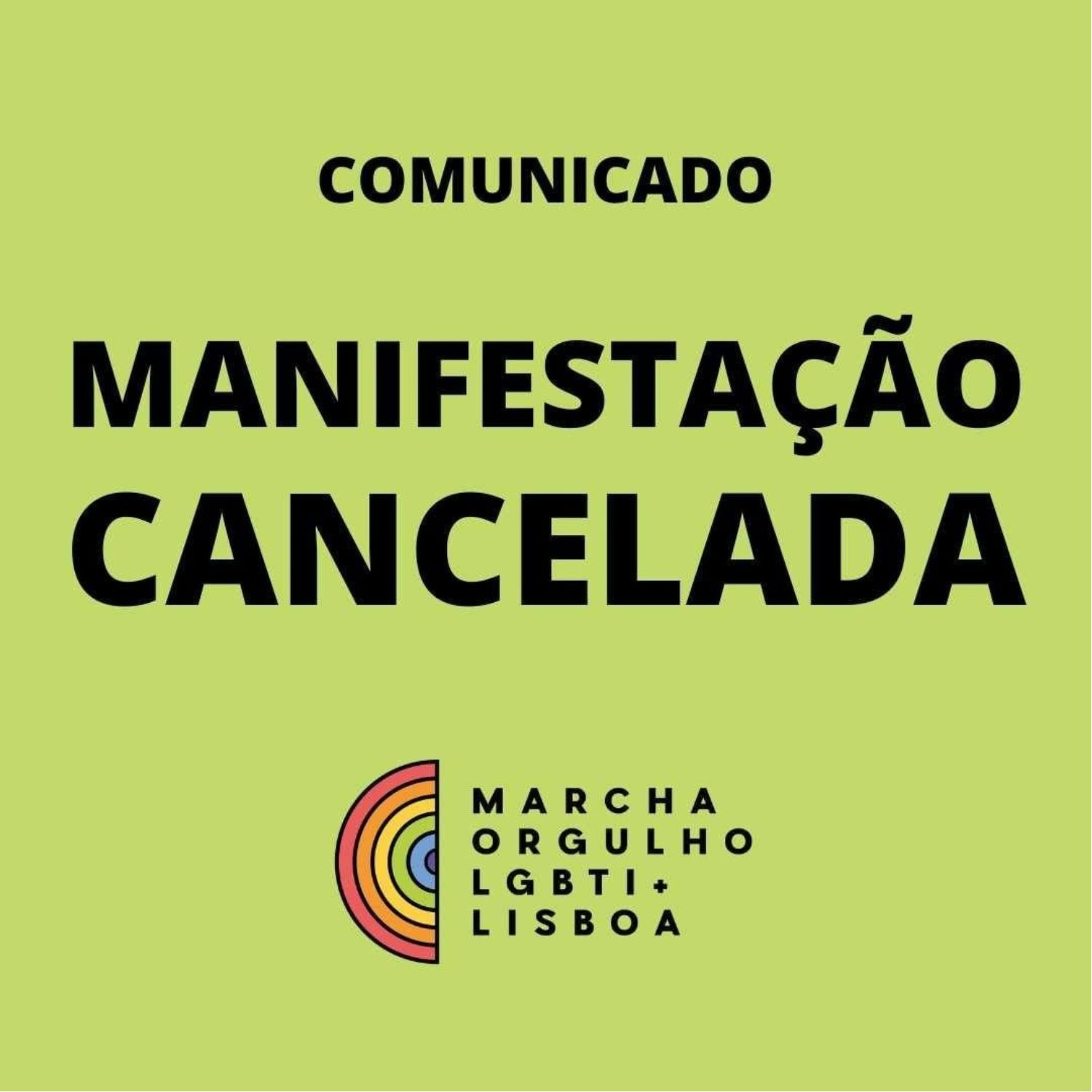 PORTUGAL: Marcha do Orgulho LGBT+ de Lisboa 2021 foi cancelada